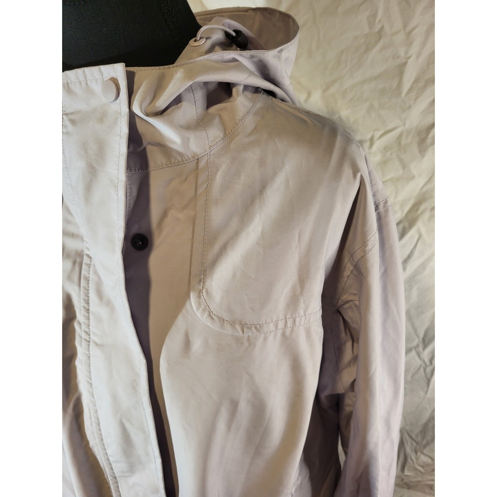 L.L. Bean H2OFF Rain Jacket Womens XS Light Purple PrimaLoft Lined Waterproof - Picture 2 of 6